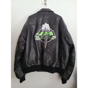 Arctic Cat King Cat 1m 162  100% Leather Bomber Jacket Heavy 2XL